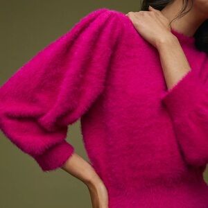 Mock Neck Eyelash Sweater